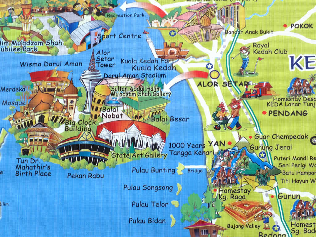 DSCF3891: Alor Setar Map