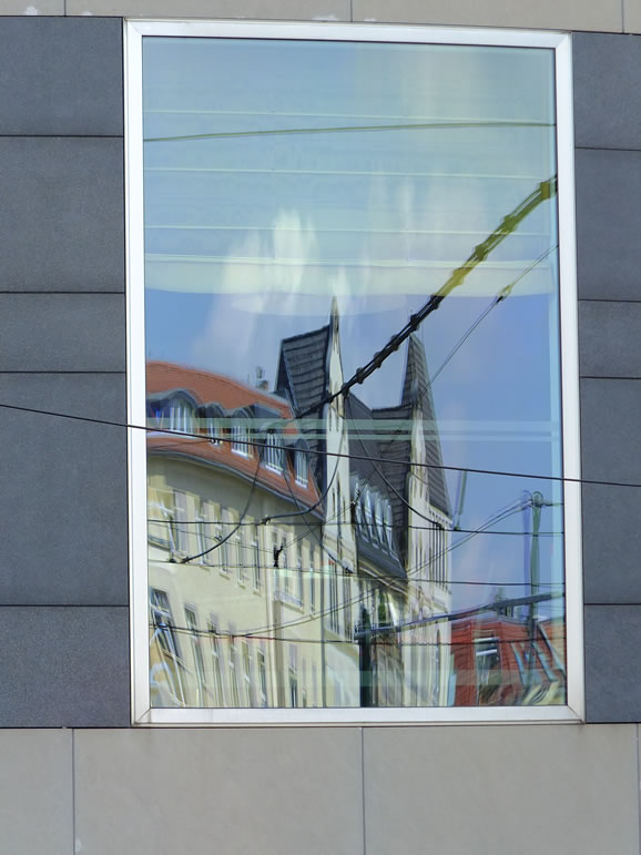 DSCF8335, Reflections, FriedrichStr, Berlin