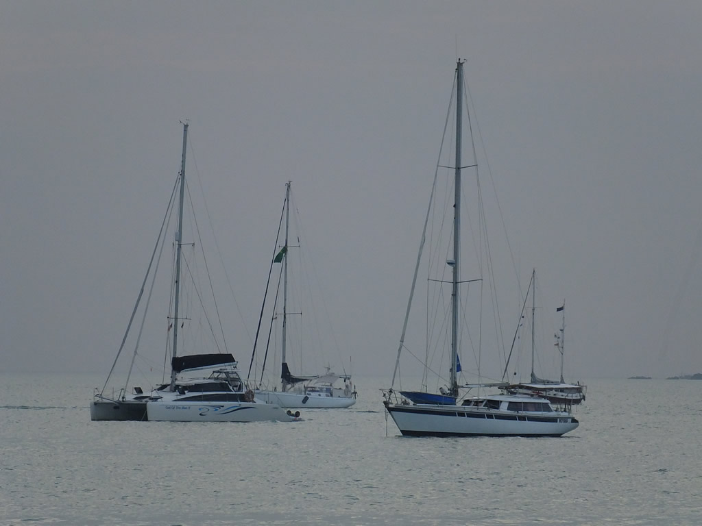 DSCF4106: Yachts at Sunset, Langkawi