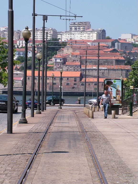 Photo: Tramlines to the river