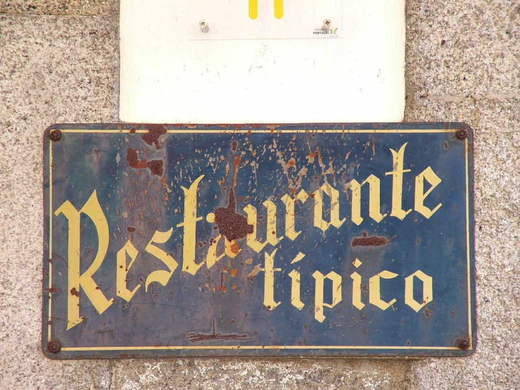 Photo: Old restaurant sign