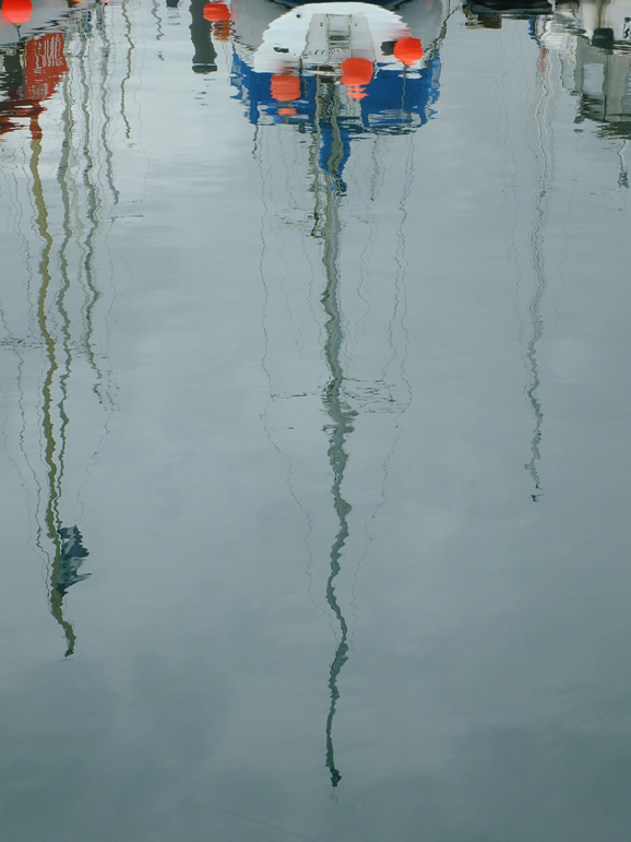DSCF1199, Reflections, Anstruther Harbour