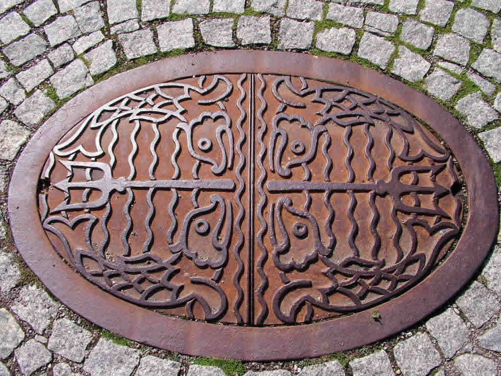 DSCF8650, Drain cover, Weimar